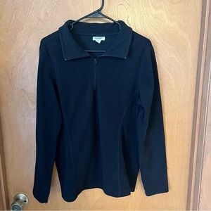 Old navy sweater black large front zipper